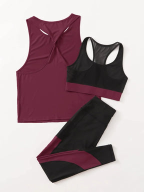 Conjunto Academia 3 Peças Marcela