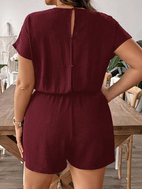 Macaquinho Plus Size Decote V Arianne