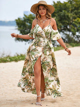 Vestido Plus Size Oasis Longo Com Fenda