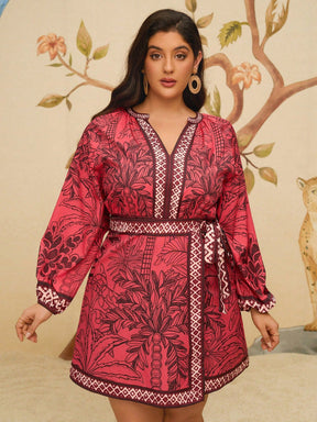 Vestido Plus Size Tribal