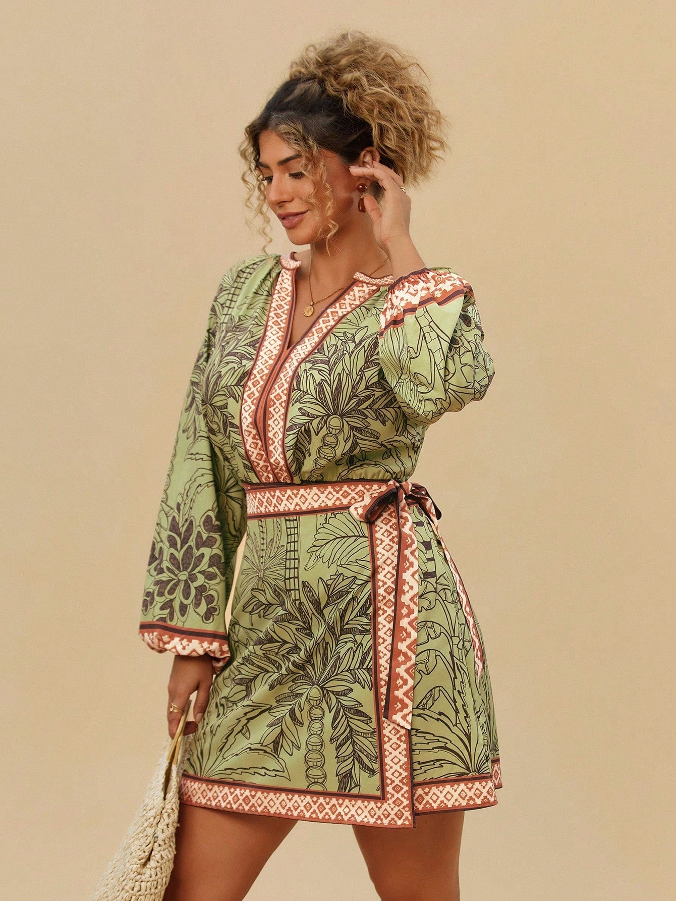 Vestido Plus Size Tribal