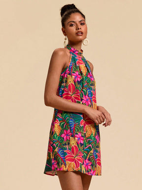 Vestido Curto Floral