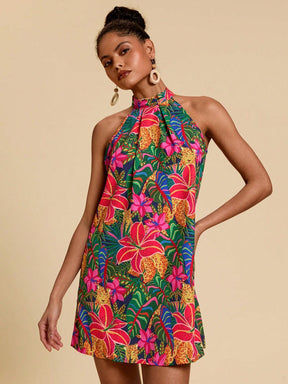 Vestido Curto Floral